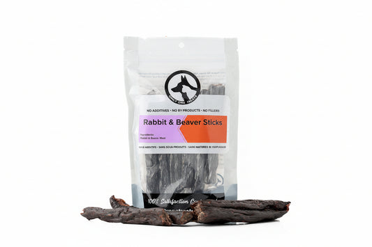 Rabbit & Beaver Sticks 110g - Only One Treats Canada Wholesale Bulk