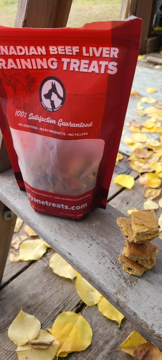Canadian Beef Liver Training Treats 170g - Only One Treats