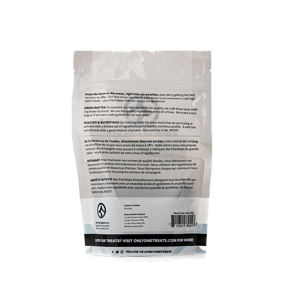 Duck Liver Jerky 85g - Only One Treats