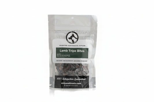 Lamb Tripe Bites 100g - Only One Treats