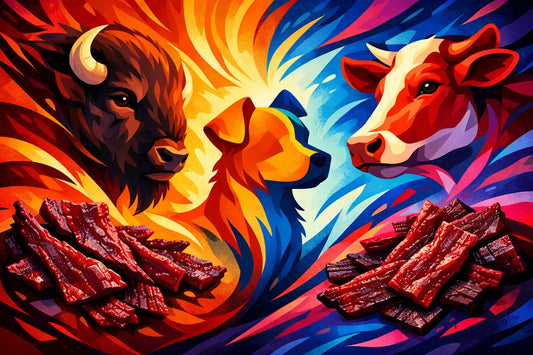 Bison Jerky vs Beef Jerky: Which Is Better for Dogs?