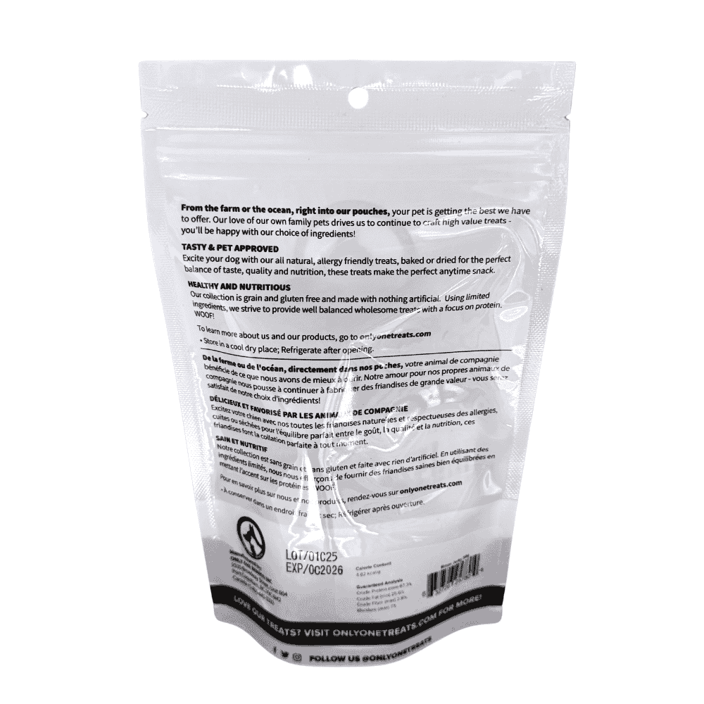 Bison Dog Treats - Bison Jerky 56g- Only One Treats