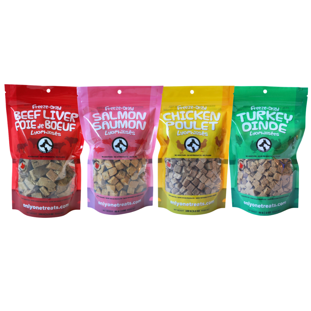 Classic Freeze Dried Dog Treat Box - Variety Pack - Protein