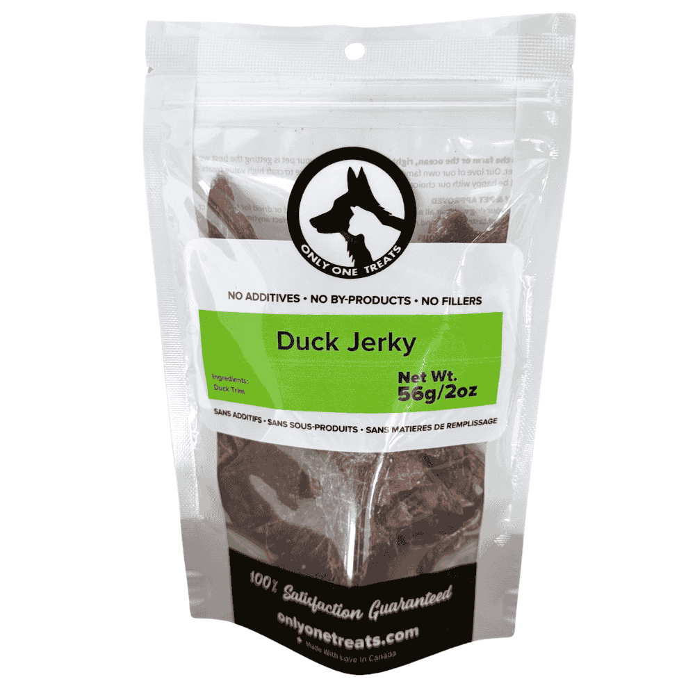 Duck Jerky 56g - Duck Treats for Dogs - Only One Treats