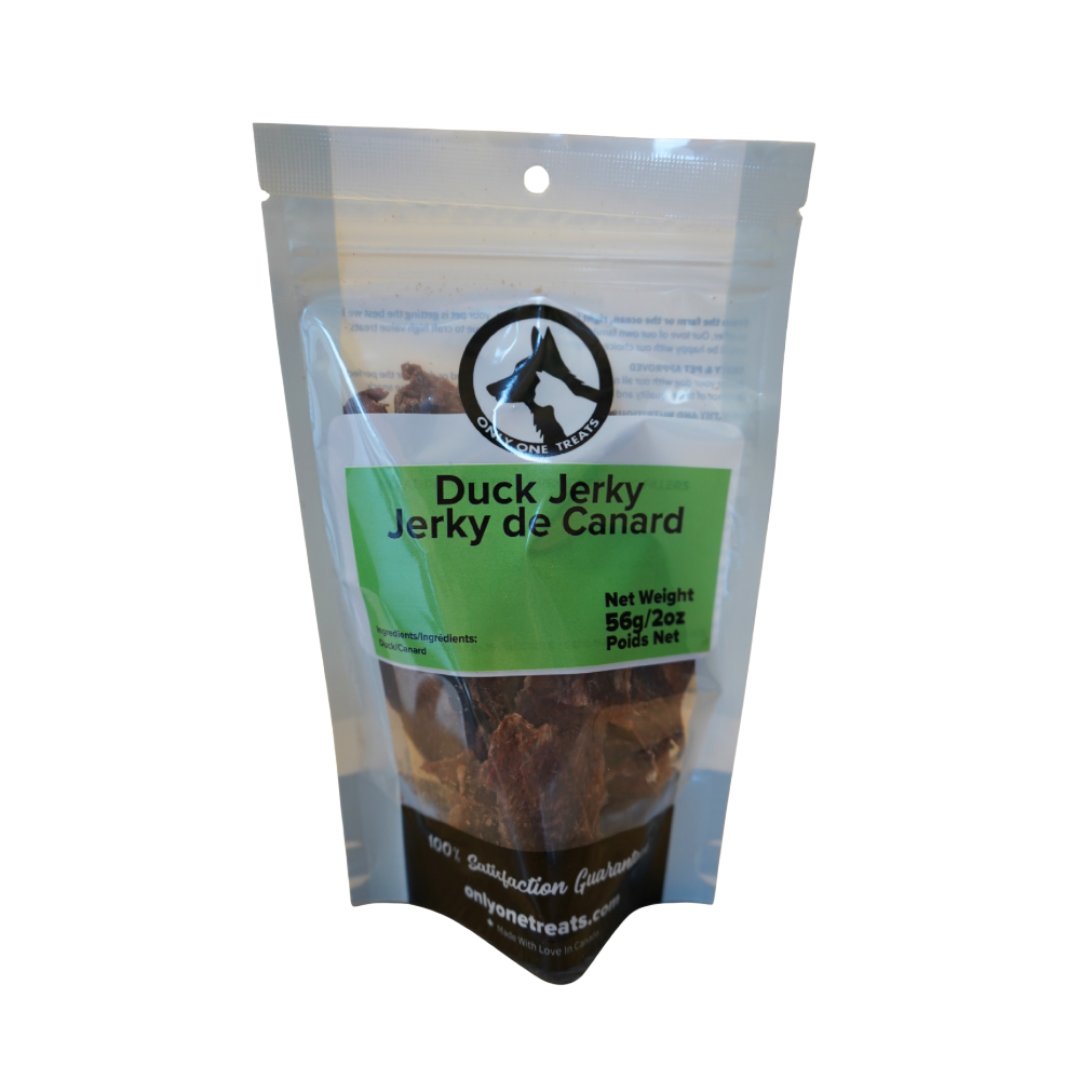 Duck Treats for Dogs - Duck Jerky- Only One Treats