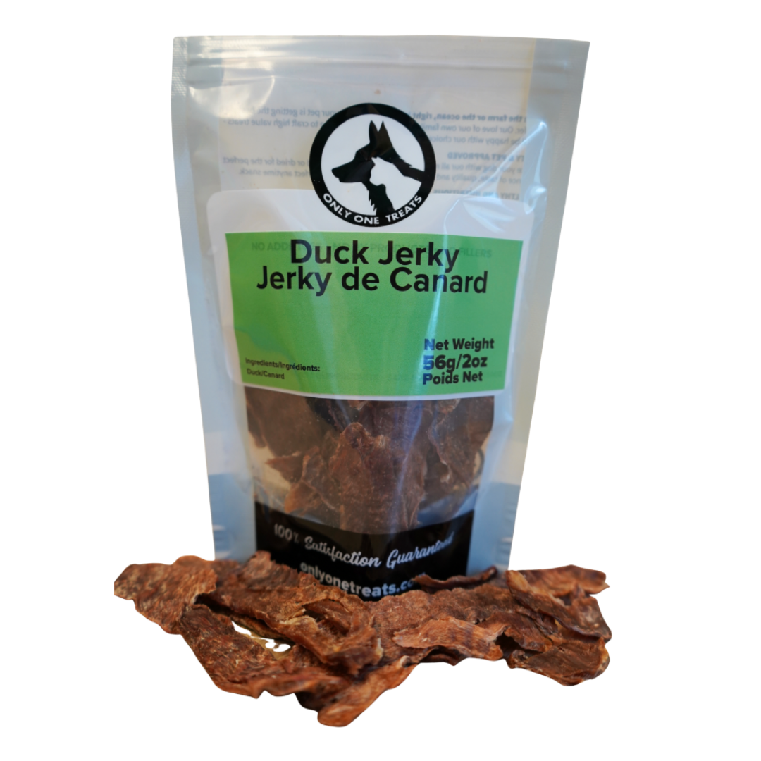 Duck Treats for Dogs - Duck Jerky - Only One Treats
