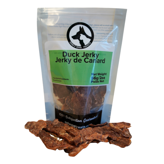 Duck Treats for Dogs - Duck Jerky - Only One Treats
