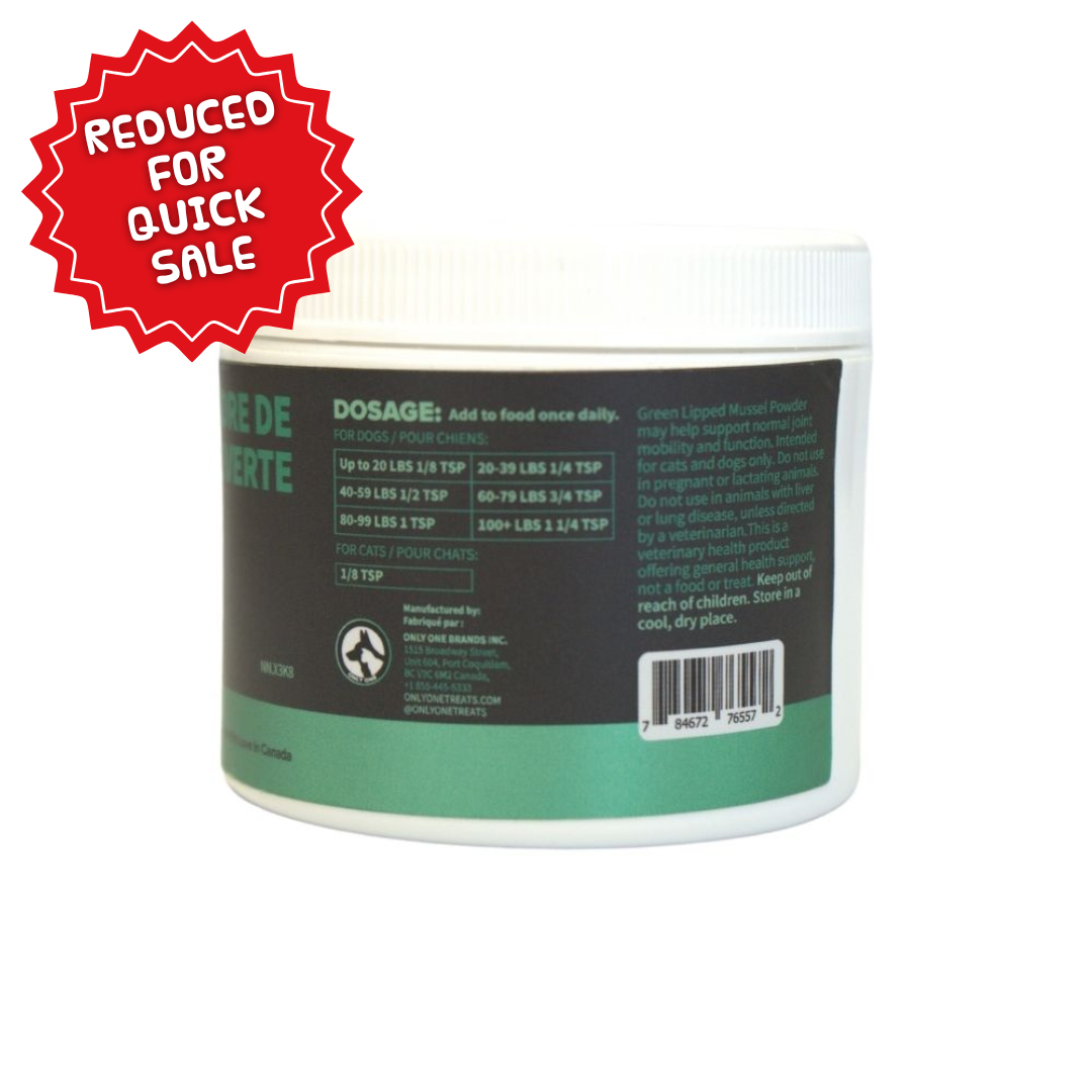 Green Lipped Mussel Powder 60g (SHORT DATED)