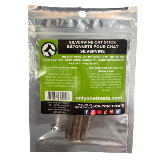 Silvervine Cat Treat Sticks Pack of 4