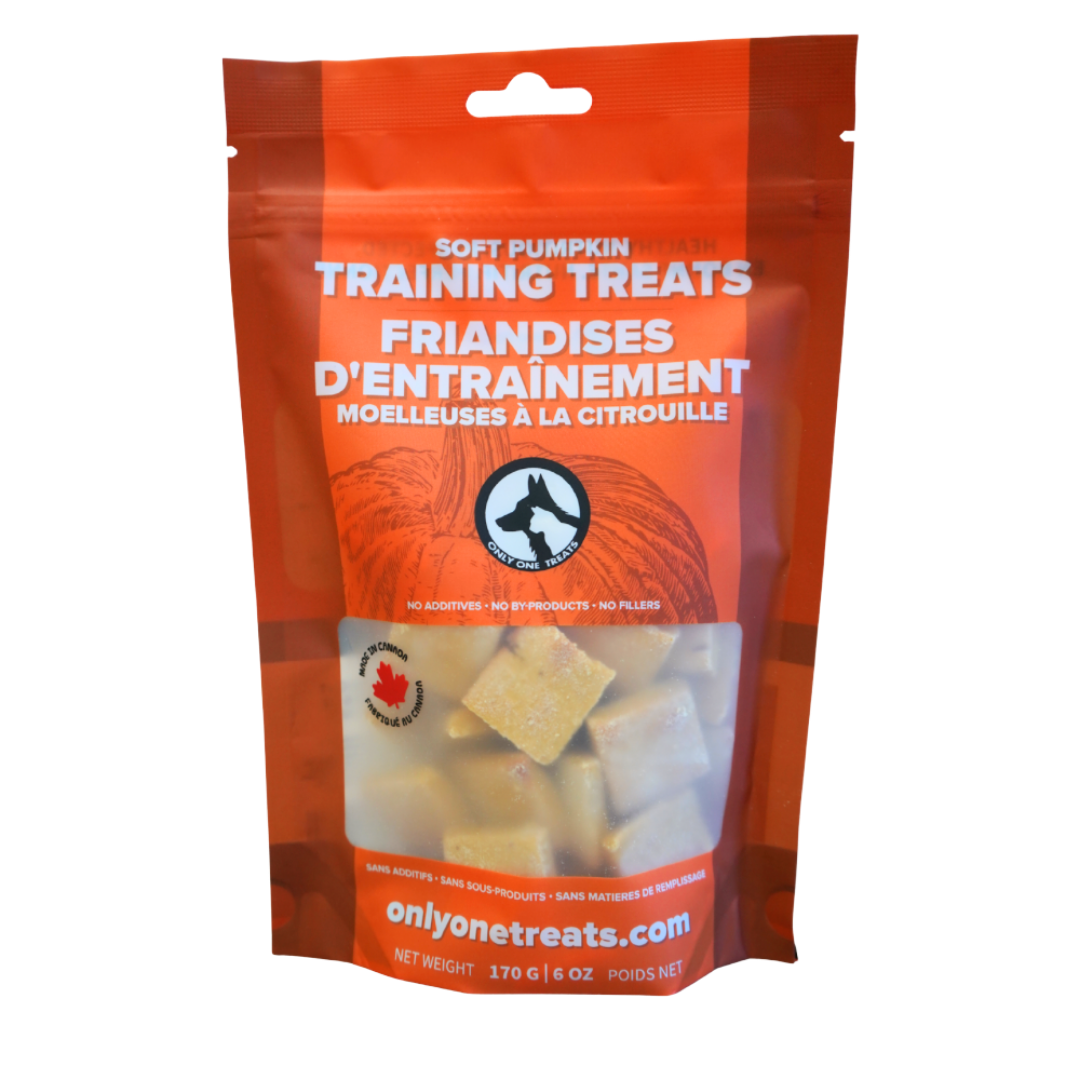 Fresh Soft Pumpkin Training Treats 170g - Only One Treats - For Dogs - Dog Treats