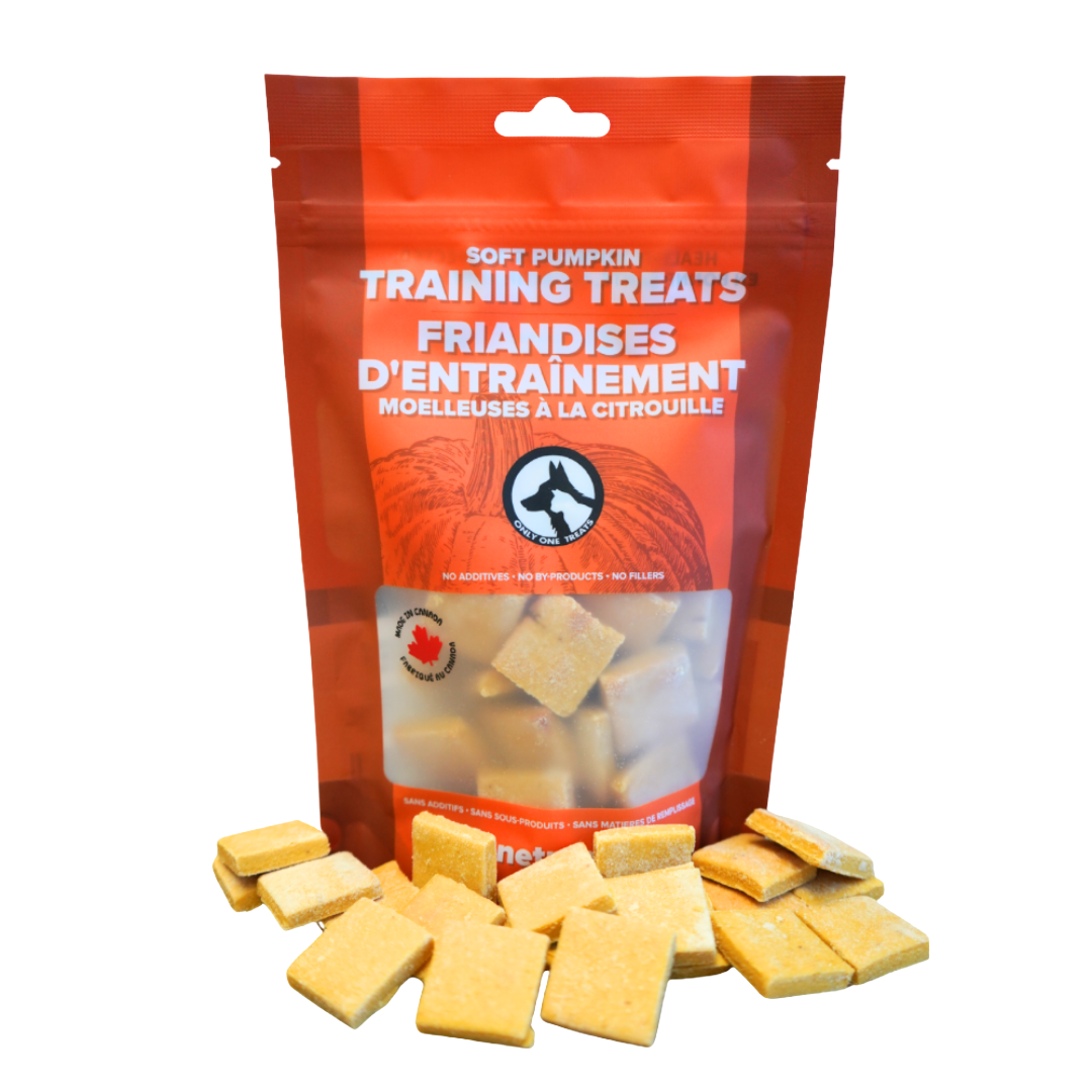 Fresh Soft Pumpkin Training Treats 170g - Only One Treats - For Dogs - Dog Treats