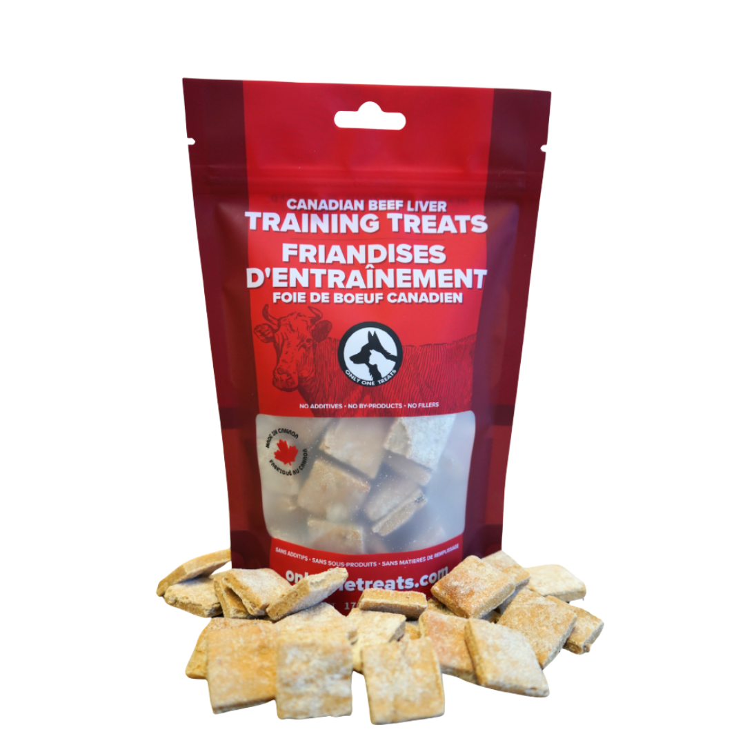 Canadian Beef Liver Training Treats 170g - Only One Treats - Dog Treats - For Dogs