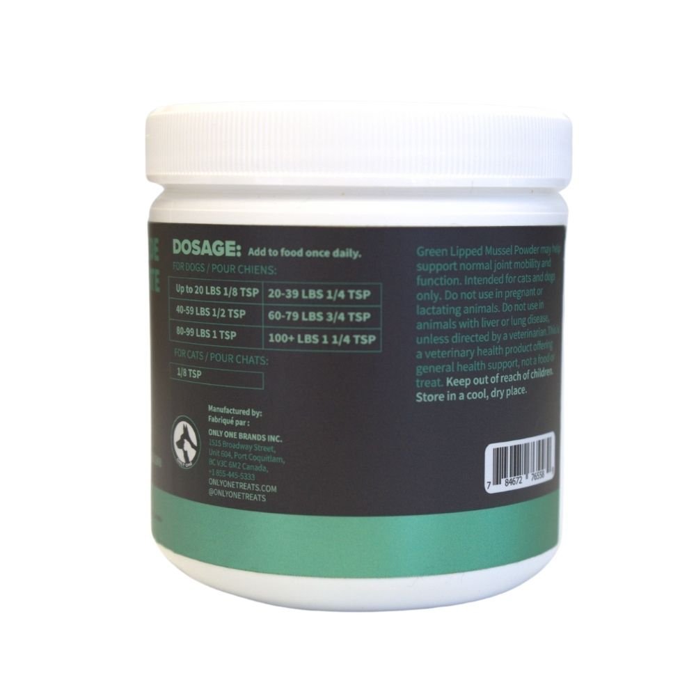 Green Lipped Mussel Powder 150g - Only One Treats