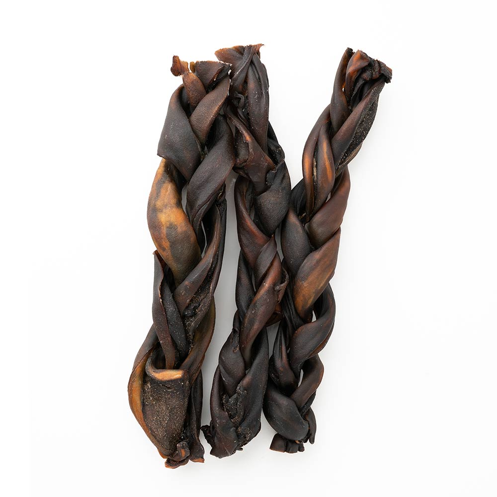 12" Braided Beef Collagen Stick - Only One Treats