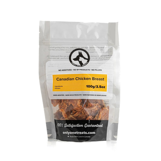 Canadian Chicken Breast 100g - Only One Treats