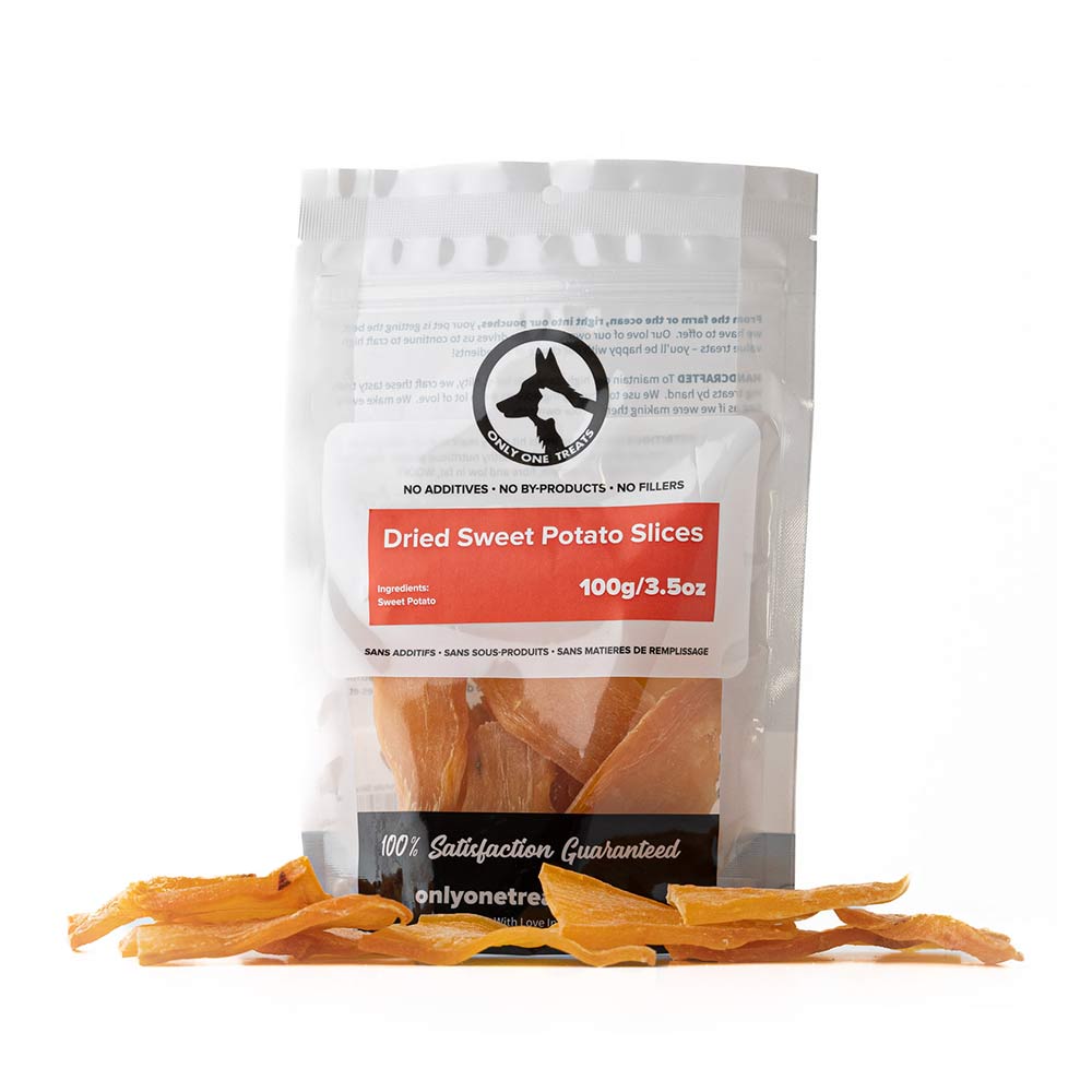 Dried Sweet Potato Slices 100g - Only One Treats
