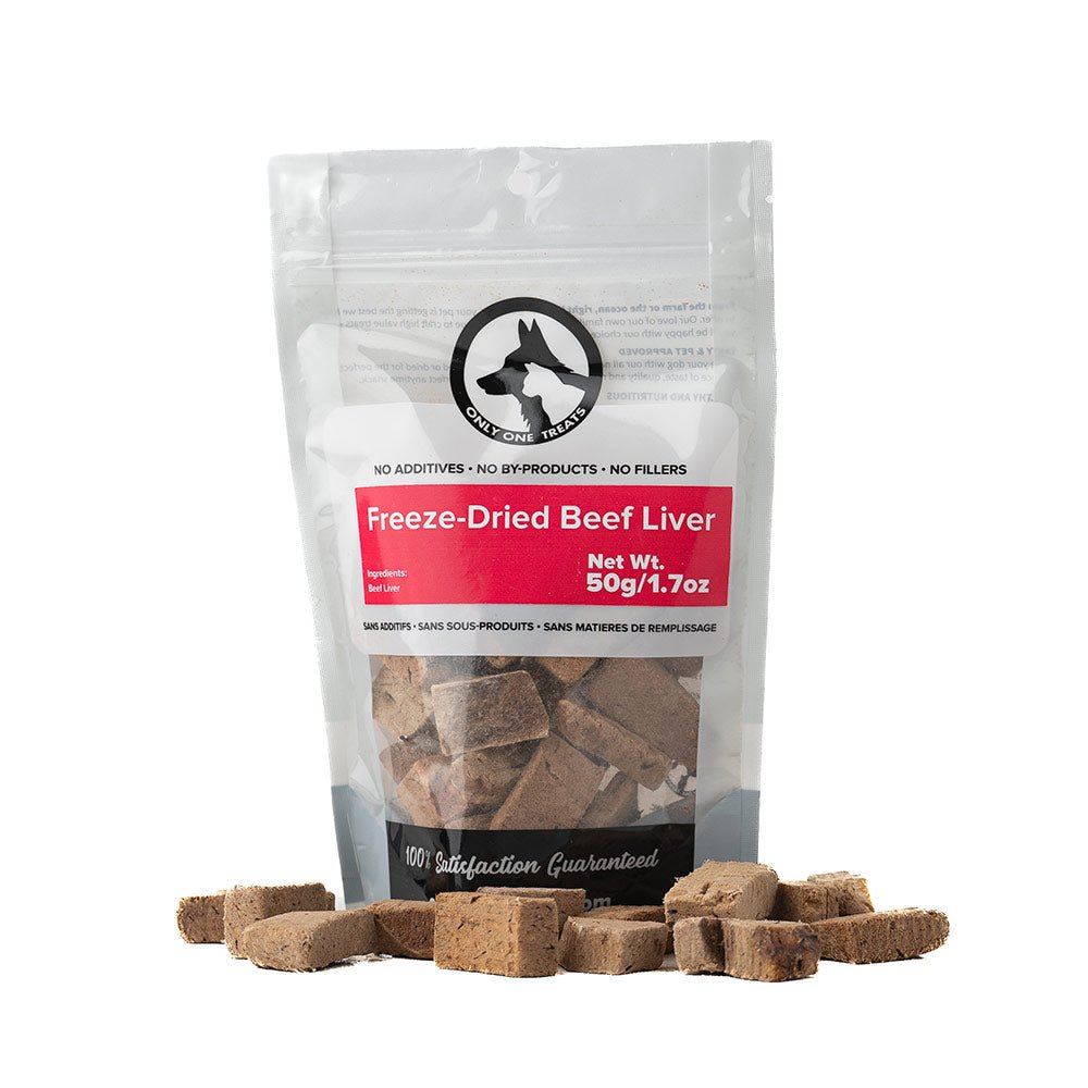 Freeze Dried Beef Liver 50g Dog Treats Pets Only One Treats freeze-dried-beef-liver-50g-dog-treats-pets-only-one-treats
