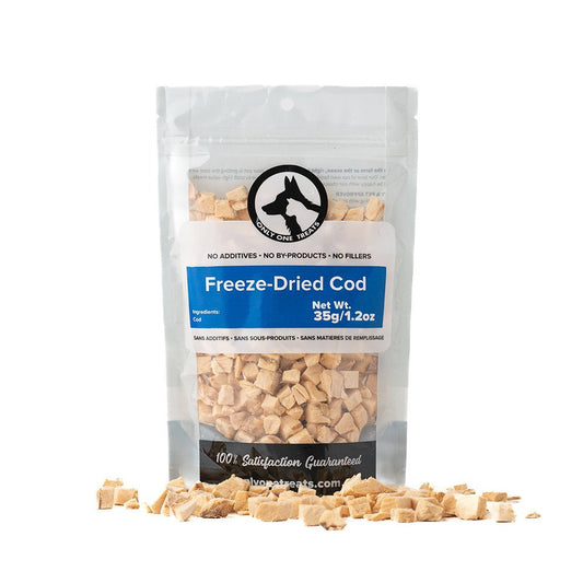 Freeze-Dried Cod 35g - Only One Treats