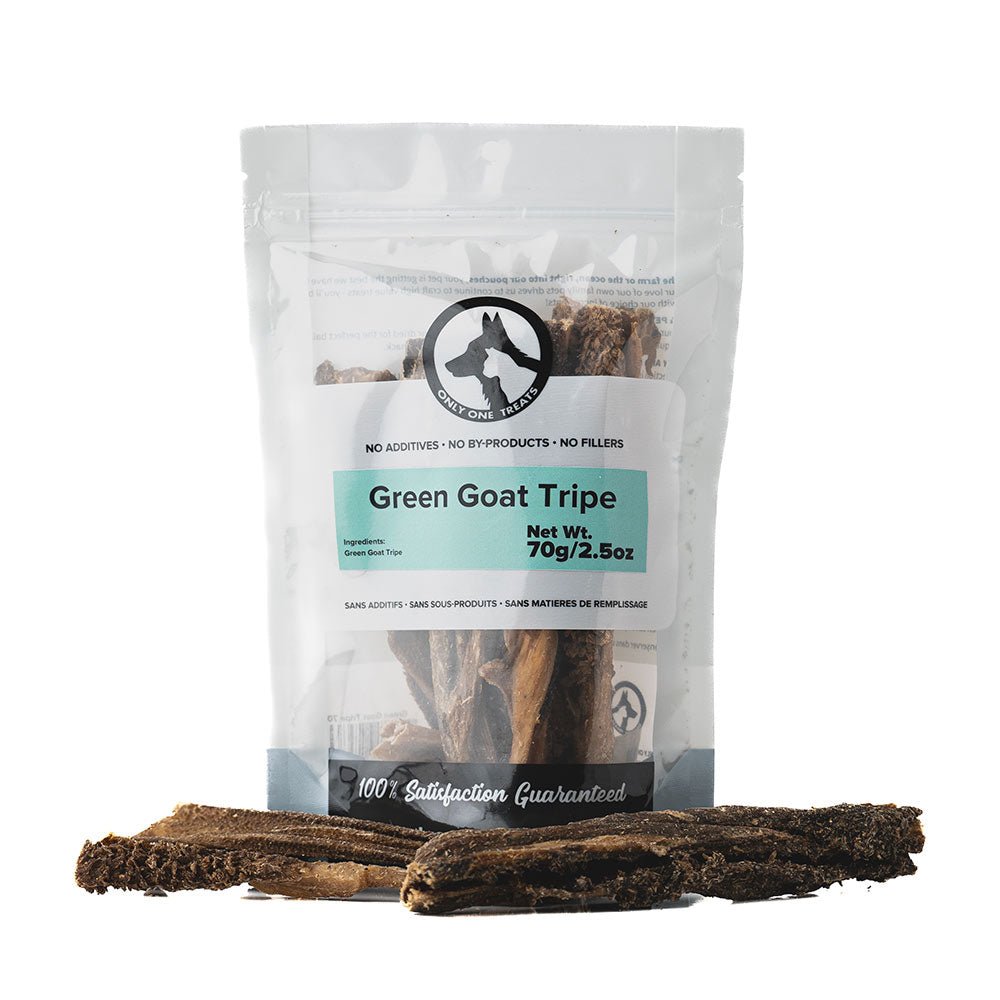 Green Goat Tripe 70g - Only One Treats
