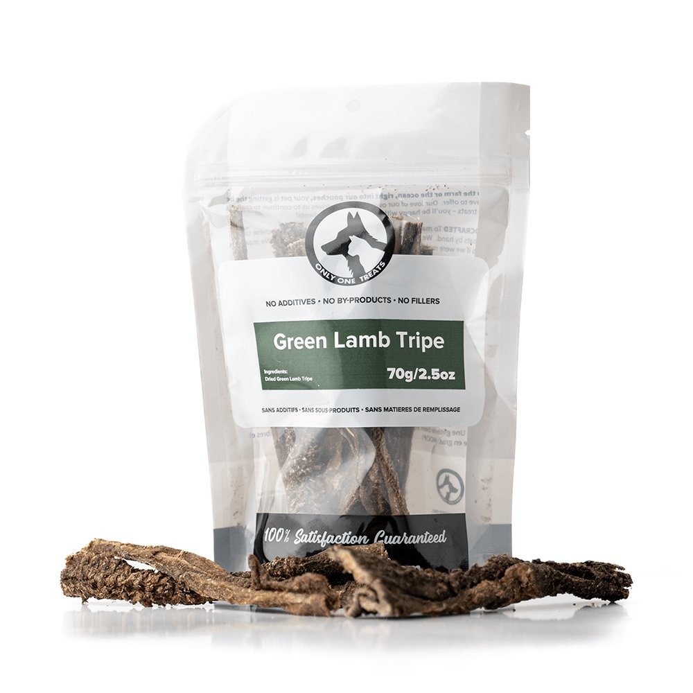 Green Lamb Tripe 70g - Only One Treats