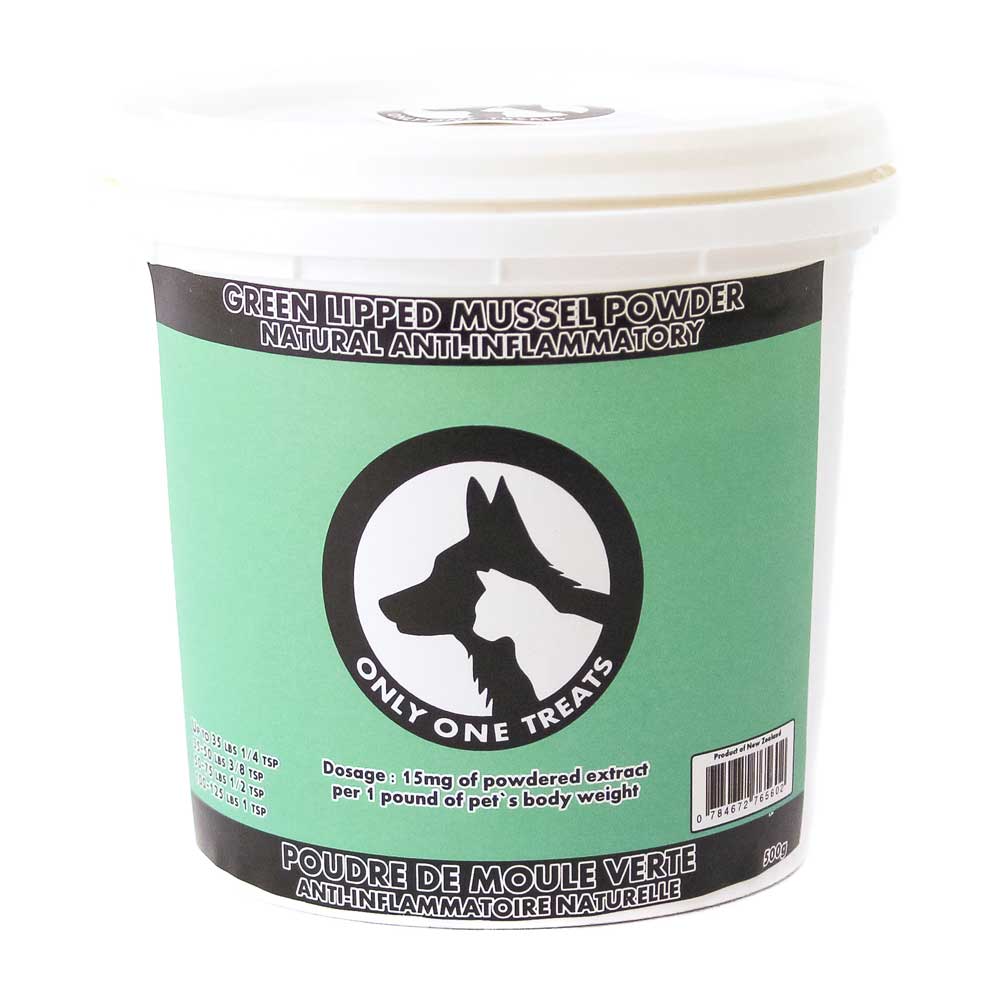 Green Lipped Mussel Powder 500g - Only One Treats