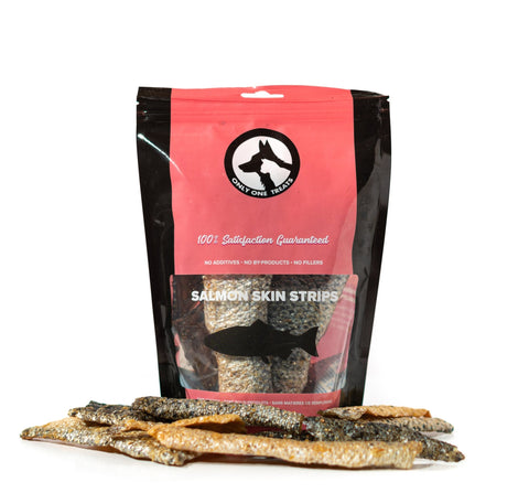 Salmon Skin Strips 85g